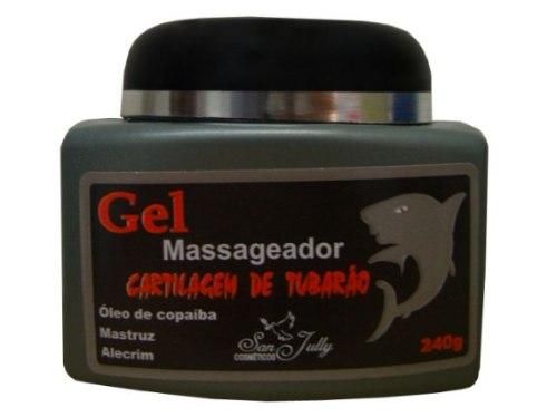 Gel Massageador C/ Cartilagem De Tubarão 240gr